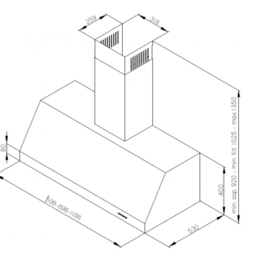 Technische tekening Levante